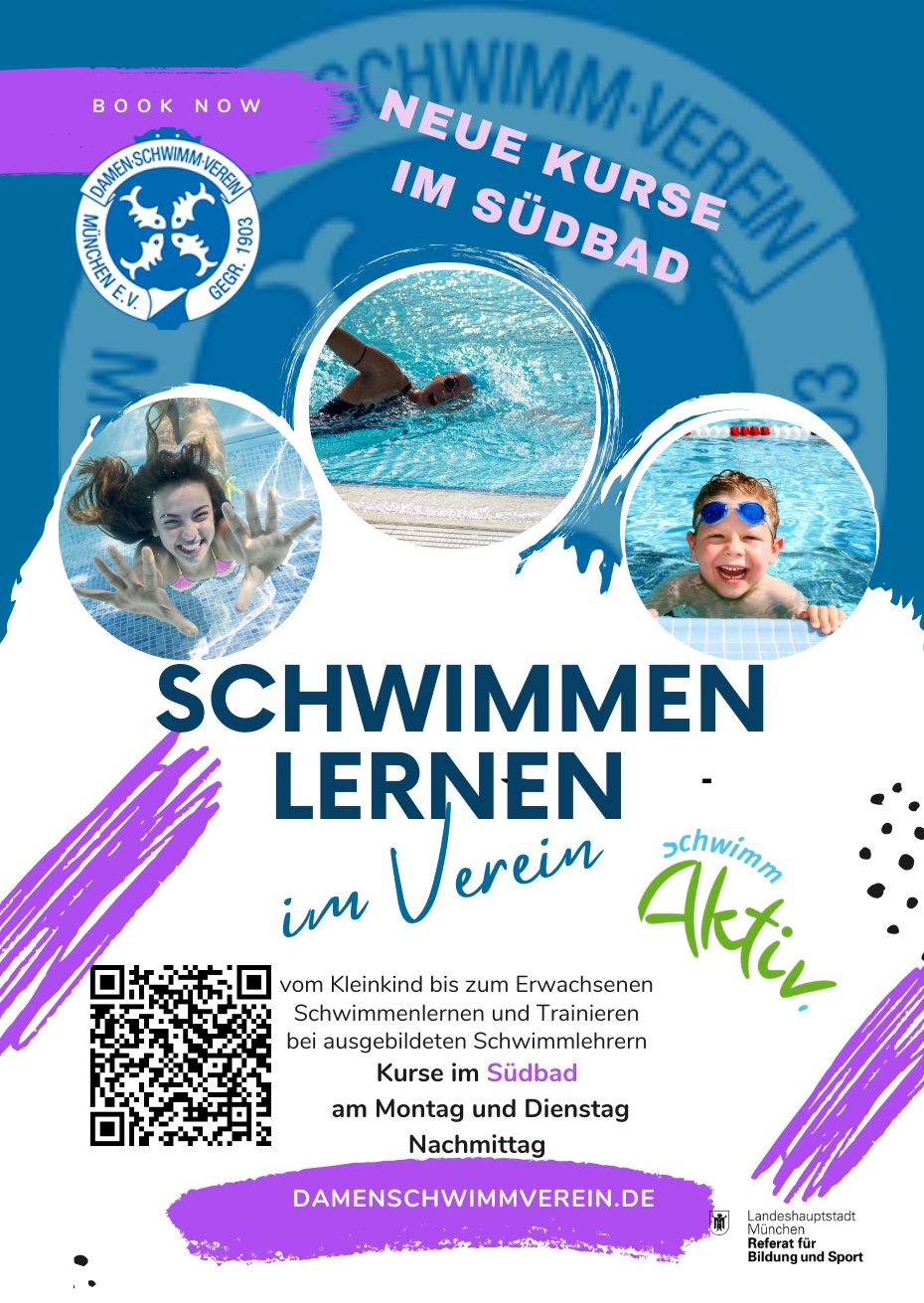 Kurse Schwimmen Südbad  Flyer